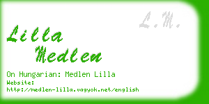 lilla medlen business card